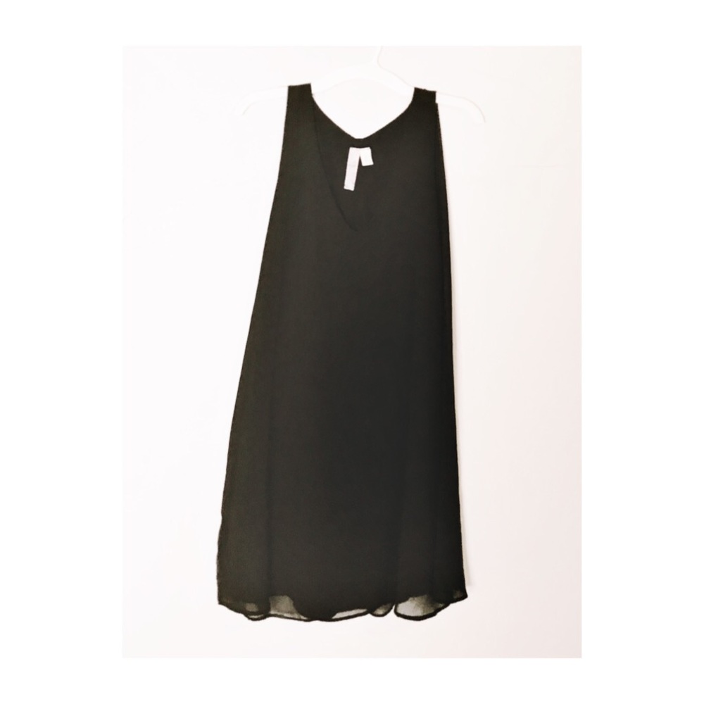 Francesca’s Alya Black Cape Dress | Size S |